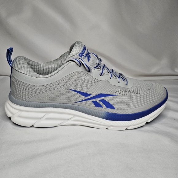 New Men Reebok 100233883 Road Strider Running Shoe Sneaker Grey Blue White 11.5 - Picture 10 of 13